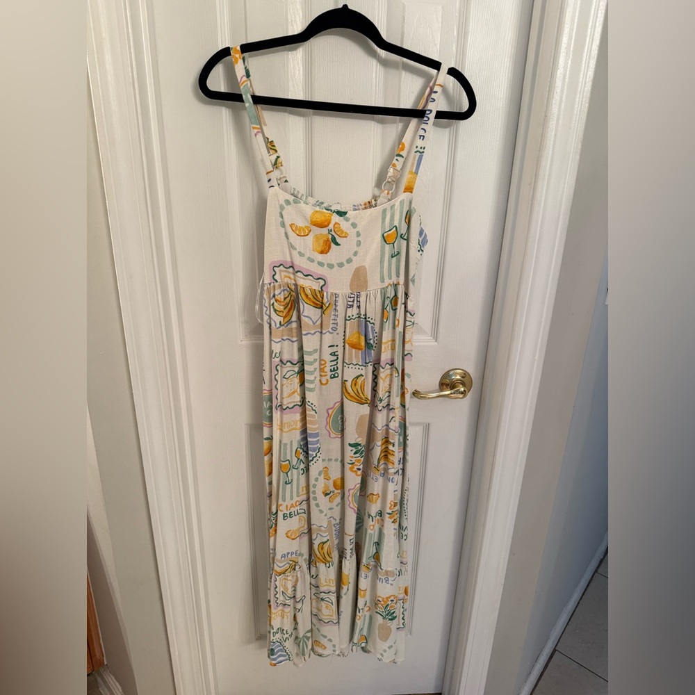 Colorful Printed Maxi Dress